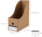 35 Pack Cardboard Magazine File Holders, 10.12 x 3.78 x 10.43 Inch - Image 2
