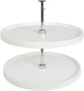 Knape & Vogt 24-In 2-Tier Full-Round Lazy Susan, White by KnapeVogt