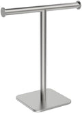 RUACQ T-Shape Hand Towel Holder Stand, 12inch, Brushed Nickel by Ruacq