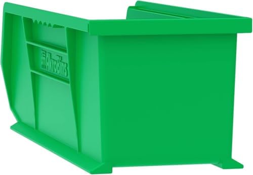 Akro-Mils 30234 AkroBins Plastic Storage Bins, 15"x5"x5", Green, 12-Pack - Image 6