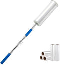 Long Handle Stretch wrap Dispenser - 48 Inch Shrink wrap Pole Heavy Duty Stretch Film Dispenser Pole Holder - Fits 12" to 24" Rolls with 2" to 3" Core -Wrapping Pole for Shrink wrap by Bullro