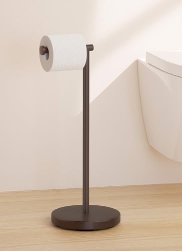 KES Bronze Toilet Paper Holder Stand, Heavy Base, 18/8 Stainless Steel by KES