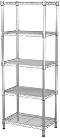Golpart 5Tier Adjustable Storage Shelves Metal Wire Shelving Standing Shelf by Golpart