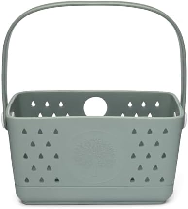 Parker Baby Co. Quick-Dry Bath Caddy Organizer with Handle - Rain, Regular by ParkerBabyCo