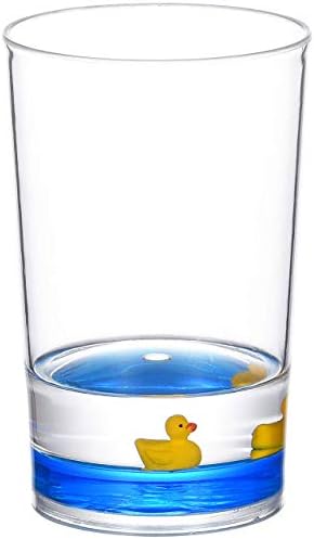 Locco Decor 4 Piece Acrylic Liquid 3D Floating Motion Bathroom Vanity Accessory Set Duck - Image 3