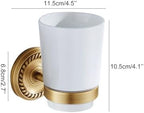 Antique Bronze Toothbrush Holder for Bathroom Tumble Holder Wall Mounted - Image 2