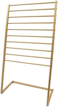 Scarf Organizer, Metal Hijab Organizer, 10 Tier Scarf Holder Hanger for Multiple Scarves, Freestanding Hijab Stand Belt Pants Hanging Rack for Home, Commercial, Clothing Store (Gold, 80cm) by MARTEXBUY