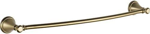 Delta Towel Rack | 24 Inch Champagne Bronze Towel Bar for Bathroom, Kitchen | Cassidy Accessories by Unknown