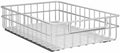 Pull out Cabinet Organizer, Stainless Steel 1-Pack (13.8"W x 21"D) Full-Extension Slide out Drawer, Adhesive Roll out Can Spice Storage Basket Shelf Rack for Pantry, Kitchen, Bathroom, Home Closet by Kitstorack