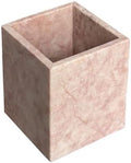 Natural Marble Stone Square Storage Container Empty Vessel Holder Cup for Candle/Pens/Sundries items (Cream Rose) by StonePlus