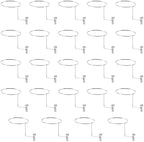 24Pcs Multiple Hooks for Gridwall Hat Display, Wire Grid Wall Hat Hooks, Hat Holder for Retail Cloth Wardrobe by Unknown