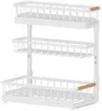 Under Sink Organizer and Storage 1 Pack 3 Tier Kitchen Bathroom Organizers by Aekenr