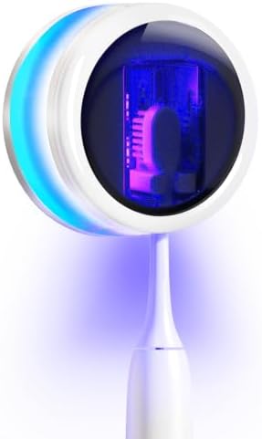 UV Toothbrush Sanitizer Holder, Dual Mode Cleaning with Ambient Lighting by Unknown