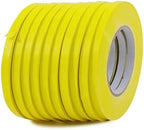 MAT Food Saver UPVC Tape Yellow - 3/8 x 180 yds. (Pack of 10) Poly Bag Sealing Tape for Wrapping, Packaging, and Airtight Food Storage by MATTape