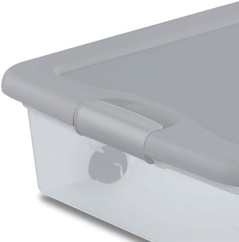 Sterilite Wheeled Latching Box w/Lids for Home & Office, 56 Quart, 12-Pack - Image 7