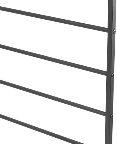 7 Tier Metal Display Rack with Wheels, Floor Standing Scarf Display Stand, Hijab Rack for Retail Stores, Towel, Belts, Ties, and Pants (Black, 7 Tier) - Image 5