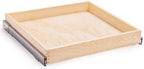 Mulush 32''W x 21''D x 3''H Pull Out Cabinet Drawer Soft Close Slide Out Wood Organizer for Kitchen, Finished, Bottom and Side Assembly (Wood Drawer Part Width is 31inch) by Mulush