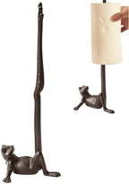 Frog Paper Towel Holder 16.5'' Cast Iron Paper Towel Holder Funny Toilet Paper Holder for The Floor or Counter in The Kitchen or Bathroom Bronze Rustic,Frog by mozhixue