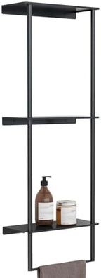 Bethom Towel Racks for Bathroom, 3Tier Towel Storage Organizer, Matte Black - Image 6
