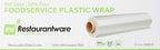 Restaurantware-RW Base 12 Inch x 2000 Feet Cling Wrap, 1 Roll Microwavable Cling Film - With Removable Slide-Cutter, Clear Plastic Food Wrapping Film, Securely Seal And Keep Food Fresh - Image 4