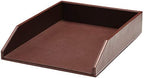 Gallaway Leather Letter Desk Organizer - Premium PU Leather Perfect for Office Organization, Document Holder Fits A4 Paper, Stackable Drawers for Extra Desk Storage - Image 3