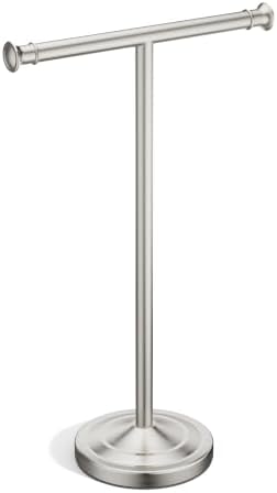 Freestanding Towel Holder Countertop, 16inch T-Shape Towel Rack by WZKALY