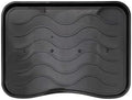 Nicoman VCD-Boot-Tray-75x38-FlowerWood-2pcs Boot Shoe Drip Tray Rack Mat Plain Black Small(2-Pack), 2-pk by Nicoman