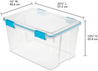 Sterilite Gasket Storage Box with Lids for Home & Office, 54 Quart, 4-Pack - Image 3