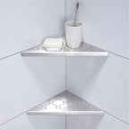 10" Corner Shower Shelf, 2-Pack Shower Shelves SUS304 Stainless Steel Bathroom Shelves for Tile Walls, Recessed Corner Shelf Organizer Rack, No Drilling (Brushed) by XiarnotogiHome