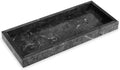 Marble Bathroom Vanity Tray, Black, 12"x 5" x1.2" by HESHIBI