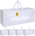 4 Pcs 66 Gallon Extra Large Moving Bags Heavy Duty Storage Bag by Clysee