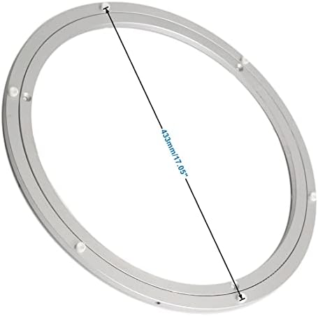 Aluminum Heavy Duty Lazy Susan Rotating Turntable Bearing Swivel Plate Hardware for Dining-Table (18 inch (12mm)) - Image 6