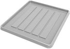 Storex School Locker - Office Cubicle Boot Tray, 12.38 x 11 x 0.8 Inches, Gray, 18-Pack (00803U18C) - Image 2