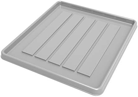 Storex School Locker - Office Cubicle Boot Tray, 12.38 x 11 x 0.8 Inches, Gray, 18-Pack (00803U18C) - Image 2