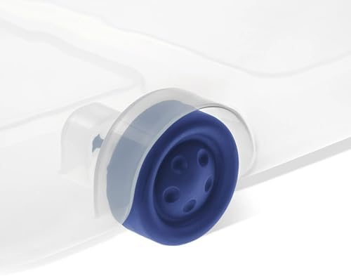 The pack Large Storage Bin 66 Quart Clear Underbed Storage Container with Latch Lid and Wheels (1) - Image 5