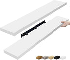Sorbus Floating Shelves for Wall Storage (48 Inch, 2 Pack, White) by Sorbus