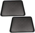Shoe Tray for Entryway 2Pcs 18x14 Inch, Non-Slip Waterproof Boot Mat with Square Design, for Indoor and Outdoor Use, Style 2 by QmjdDymx
