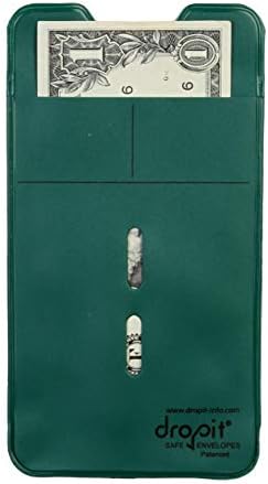 Two Color Bundle | Green & Yellow |10 Each for a Total of 20 envelopes | Reuseable Dropit Safe Envelope for Safe Depositing of Currency and Money | Organize Coupon, Currency - Image 2