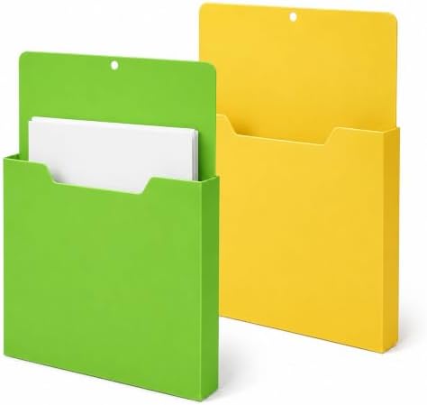 Magnetic File Holder, A4 Wall Organizer for Classroom Whiteboards (2PCS-D) by Unknown