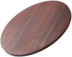 VEVOR 24 in Wood Lazy Susan Turntable, 360° Rotation Round Clear Tabletop Rotating Tray, Acacia Wood Dining Table Centerpiece, Smooth and Silent Spin, for Family Gatherings, Banquets and Weddings by VEVOR