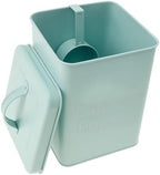 Laundry Detergent Powder Container Dispenser Holder for Laundry Room Organization Washing Powder Storage Box 3L Metal Portable Laundry Powder Bin with Handle Lid for Laundry Room (Light green) by Unknown