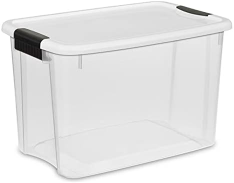 Sterilite Ultra Latch Box with Lids for Home and Office, 30 Quart, 24-Pack by Sterilite