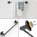 RUACQ Bathroom Accessories, 4-Piece Towel Racks for Bathroom Hardware Set - Image 4