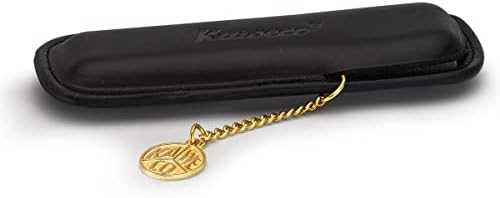 Kaweco Classic 2-Pen Black Leather Pouch I Pen Case Suitable for the Sport Series I Writing Case Made of Genuine Leather with Beautiful Embossing I Chic & Classic 12 x 4.5 cm by Kaweco
