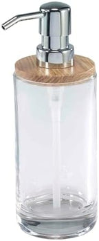 IZOD - Bathroom Set, Glass Lotion Pump, Vanity Tray & Covered Jar - Image 2