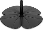 GREENVINES 30" Petal-Patio-Umbrella-Base, Cast Iron, Black by GreenVines