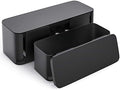 YECAYE 2 Pack Cable Management Box, Pet Friendly Cable Box Organizer for Home & Office, Child-Proof Floor Cord Cover, Cord Management and Cord Hider, Black by Yecaye