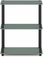 Furinno Turn-N-Tube Storage Shelves, 3-Tier Book Shelf, Corner Shelf, Toolless Open Shelves, for Organization and Storage, Living Room, Garage, Home Office, Sage Green - Image 6