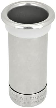 Docking Drawer 2" Stainless Steel Canister for Hot Tools, Capped Design by DockingDrawer