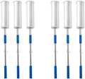 6-Pack Long Handle Stretch Wrap Dispenser - 48 Inch Shrink Wrap Pole Heavy Duty Stretch Film Dispenser Pole Holder - Fits 12" to 24" Rolls with 2" to 3" Core -Wrapping Pole for Shrink WrapV by Bullro